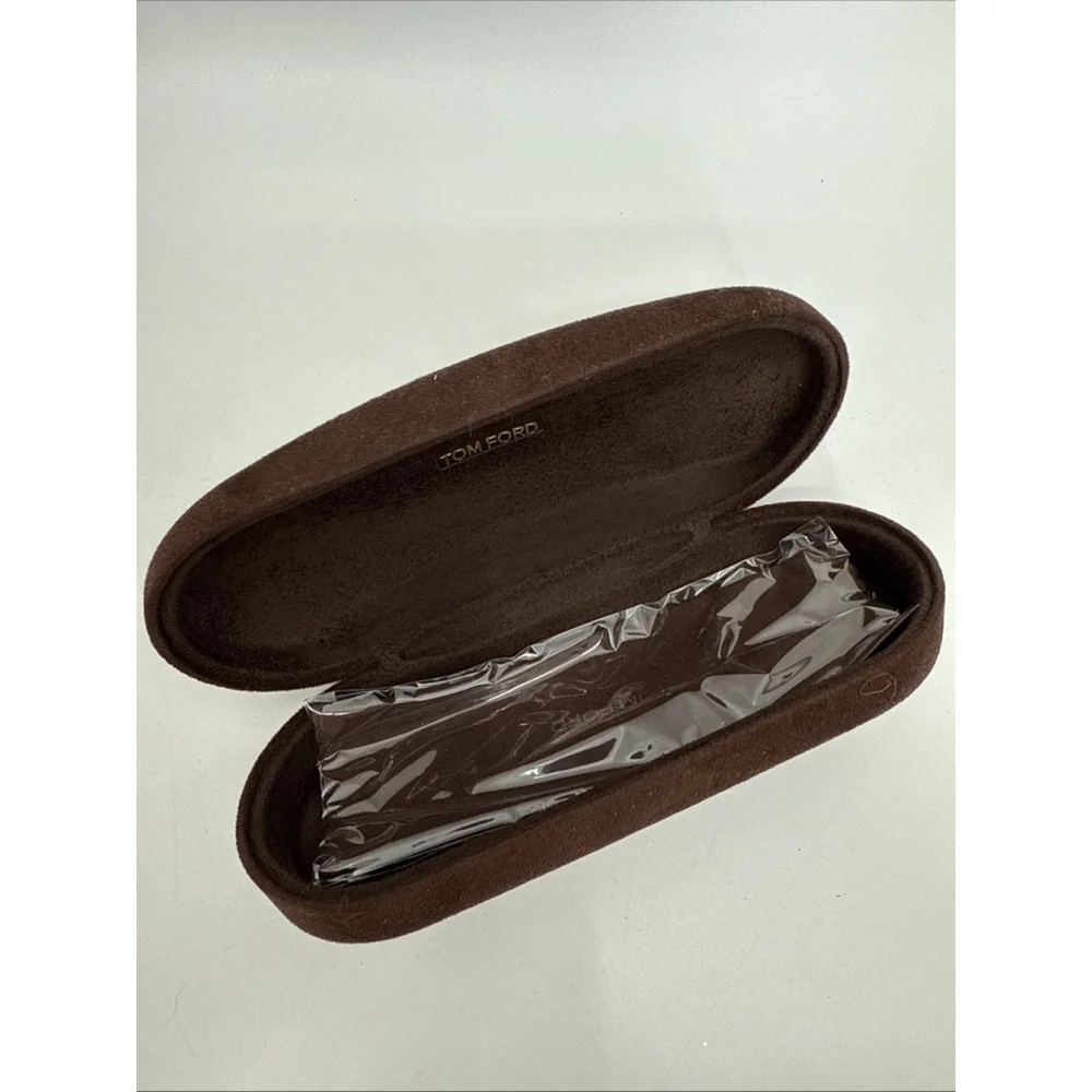 Tom Ford Brown Sunglasses Optical Case Unisex With New Glasses Cleaner Cloth